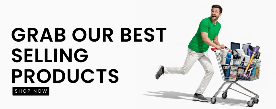 man shopping best selling products with cart for quality home essentials at westfordliving