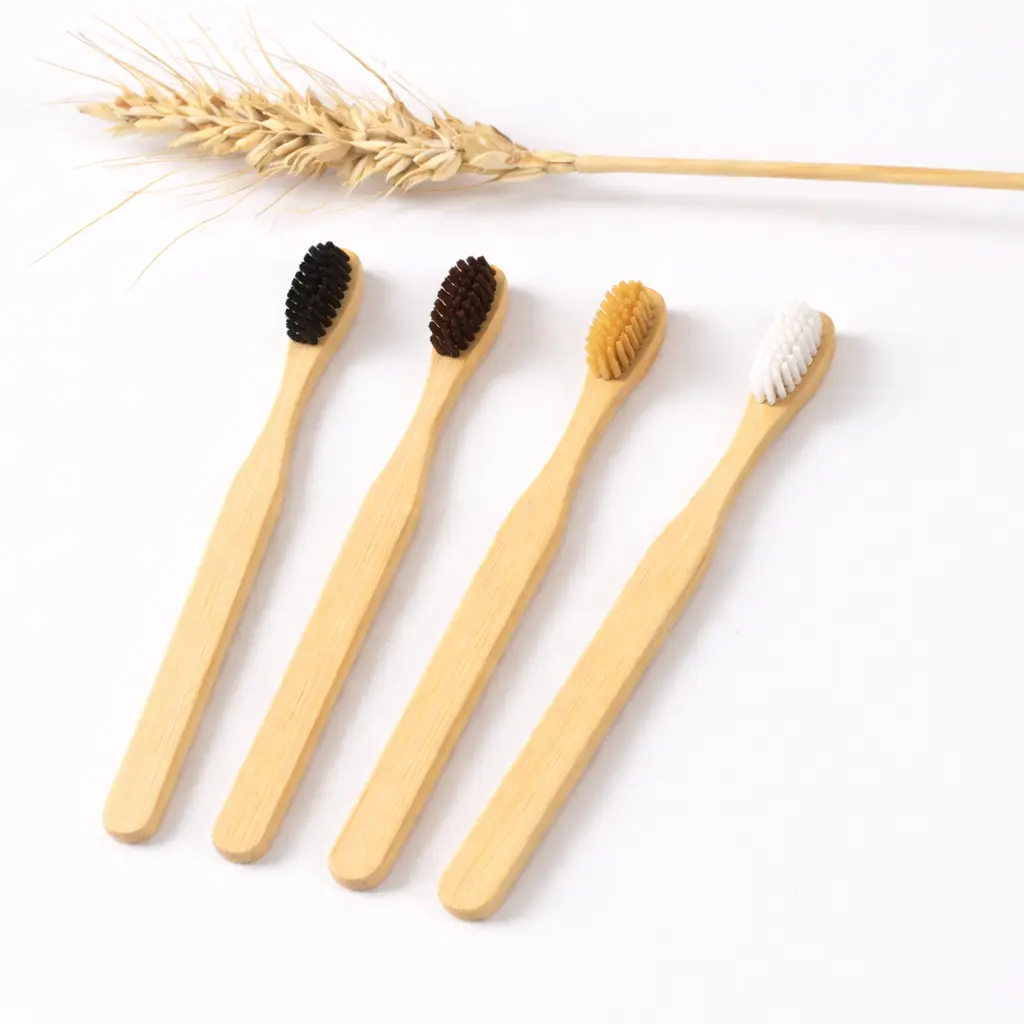 eco-friendly square handle bamboo toothbrush set with soft bristles quality home essentials at westfordliving